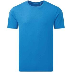 Anthem Unisex Adult Midweight Natural T-Shirt / Sapphire Blue